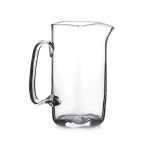 Hazdev Pitcher Woodbury Straight Line Everyday Handblown Glass - Image 4