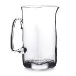 Hazdev Pitcher Woodbury Straight Line Everyday Handblown Glass