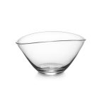 Hazdev Bowl Barre Asymmetrical Contemporary Handblown Fruit Dish