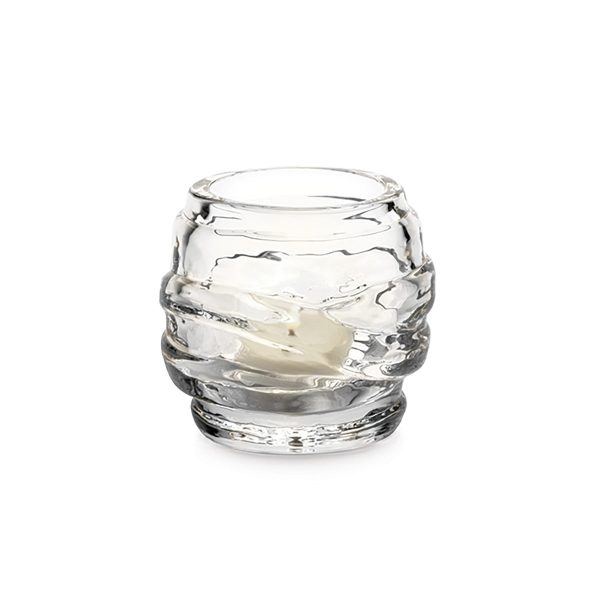Hazdev Hurricane Waterbury Double Gathered Ripple Layered Glass