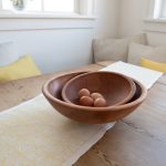 Hazdev Bowl Walnut Oil Finished Artisan Cut Block Series - Image 2