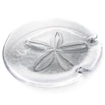 Hazdev Platter Sand Dollar Handcrafted Coastal Serving Presentation