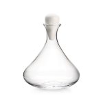 Hazdev Decanter Vintner Marble Stopper Sculptural Glass Pour Vessel