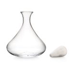 Hazdev Decanter Vintner Marble Stopper Sculptural Glass Pour Vessel - Image 5