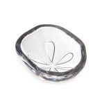 Hazdev Bowl Sand Dollar Radial Pattern Coastal Nature Motif