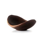 Hazdev Bowl Live Edge Walnut Cherry Artisan Cut Natural Grain - Image 3
