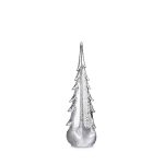Hazdev Tree Silver Leaf Evergreen Infused Metallic Holiday Accent - Image 12