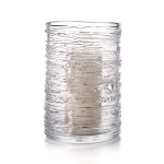 Hazdev Candle Holder Echo Lake Cylindrical Wrapped Glass Texture - Image 17