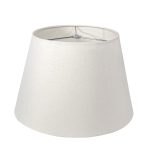 Hazdev Lampshade Pembroke Linen Barrel Empire Hybrid Silhouette - Image 3