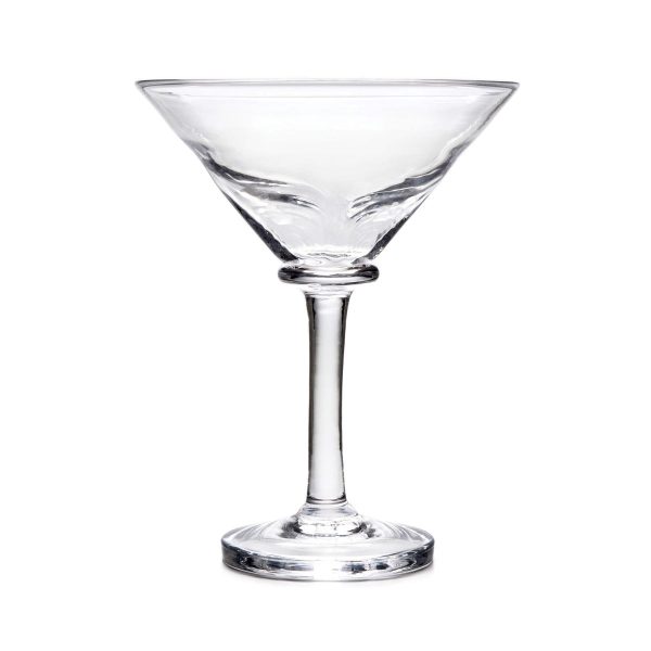 Hazdev Martini Glass Woodbury Squared Bowl Chill Textured Cocktailware