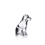 Hazdev Sculpture Dog Companion Inspired Brilliant Glass Figurine