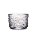 Hazdev Bowl Echo Lake Wrapped Glass Textured Centerpiece Design - Image 5