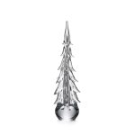 Hazdev Tree Five Sided Evergreen Faceted Textural Glass Sculpture - Image 12