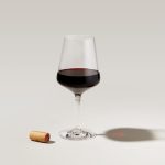 Hazdev Wine Glass Vintner Pulled Stem Ripple Bowl Red Varietal - Image 2