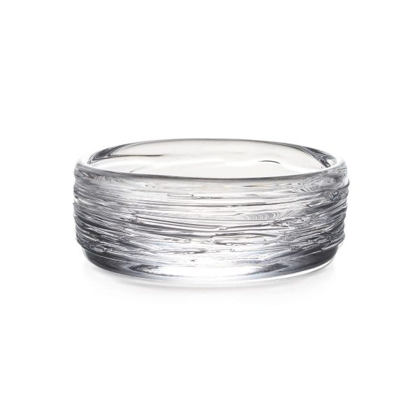 Hazdev Coaster Echo Lake Wrapped Strand Cylindrical Textured Glass