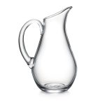 Woodstock Pourer Curved Handle Full Bodied Handblown Glass Vessel