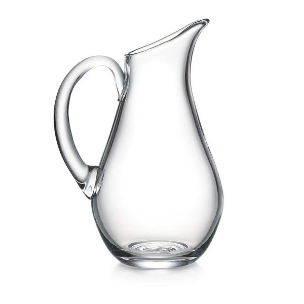 Woodstock Pourer Curved Handle Full Bodied Handblown Glass Vessel