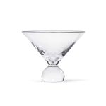 Hazdev Martini Glass Bauhaus Conical Bowl Spherical Base Geometry