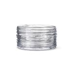 Hazdev Bowl Echo Lake Wrapped Glass Textured Centerpiece Design