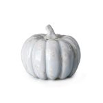 Hazdev Pumpkin Sculpture Crystalline Glaze Celestial Harvest Accent