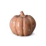 Hazdev Pumpkin Sculpture Crystalline Glaze Celestial Harvest Accent - Image 12