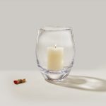 Hazdev Hurricane Burlington Freeform Organic Flowing Glass Shape - Image 4