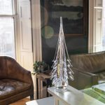 Hazdev Tree Snow Laden Spruce Five Sided Winter Forest Sculpture - Image 8