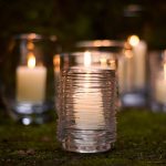 Hazdev Candle Holder Echo Lake Cylindrical Wrapped Glass Nature Inspired - Image 3