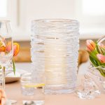 Hazdev Candle Holder Echo Lake Cylindrical Wrapped Glass Texture - Image 8