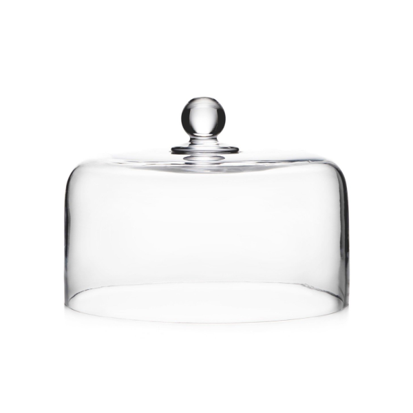 Hazdev Cake Dome Hartland Globe Stem Medium Glass Cover Piece