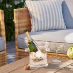 Hazdev Ice Bucket Premium Glass Chiller Barware Accent - Image 2