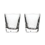 Hazdev Tumbler Woodbury Squared Edge Textured Base Double Old Fashioned