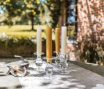Hazdev Candlestick Hartland Stacked Sphere Handblown Glass Holder - Image 5