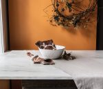 Hazdev Serving Bowl Burlington Freeform Glazed Rustic Ceramic Dish - Image 2