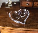 Hazdev Tray Heart Shape Clear Glass Sentimental Gift Dish - Image 5