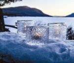 Hazdev Tealight Silver Lake Birch Reflection Calm Light Holder - Image 4