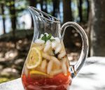 Woodstock Pourer Curved Handle Full Bodied Handblown Glass Vessel - Image 3
