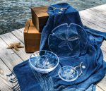 Hazdev Bowl Sand Dollar Radial Pattern Coastal Nature Motif - Image 3
