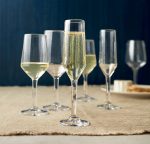 Hazdev Champagne Flute Bristol Golden Ratio Inspired Handblown Stem - Image 4