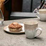 Hazdev Bowl Burlington Bluff Glazed Freehand Pinch Pot Stoneware - Image 4