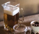 Hazdev Pitcher Woodbury Straight Line Everyday Handblown Glass - Image 3