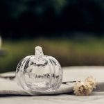 Hazdev Pumpkin Sculpture Crackle Finish Autumn Inspired Glass Accent - Image 8