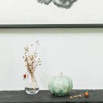 Hazdev Pumpkin Sculpture Crystalline Glaze Celestial Harvest Accent - Image 5