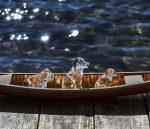 Hazdev Sculpture Dog Companion Inspired Brilliant Glass Figurine - Image 3