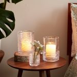 Hazdev Tealight Holder Echo Lake Wrapped Glass Cluster Display - Image 4