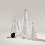 Hazdev Tree Echo Lake Evergreen Wrapped Strand Conical Glass Form - Image 2