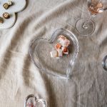 Hazdev Tray Heart Shape Clear Glass Sentimental Gift Dish - Image 2