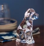Hazdev Sculpture Dog Companion Inspired Brilliant Glass Figurine - Image 2