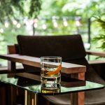 Hazdev Whiskey Glass Ascutney Rounded Rim Contemporary Barware - Image 3