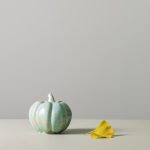 Hazdev Pumpkin Sculpture Crystalline Glaze Celestial Harvest Accent - Image 3